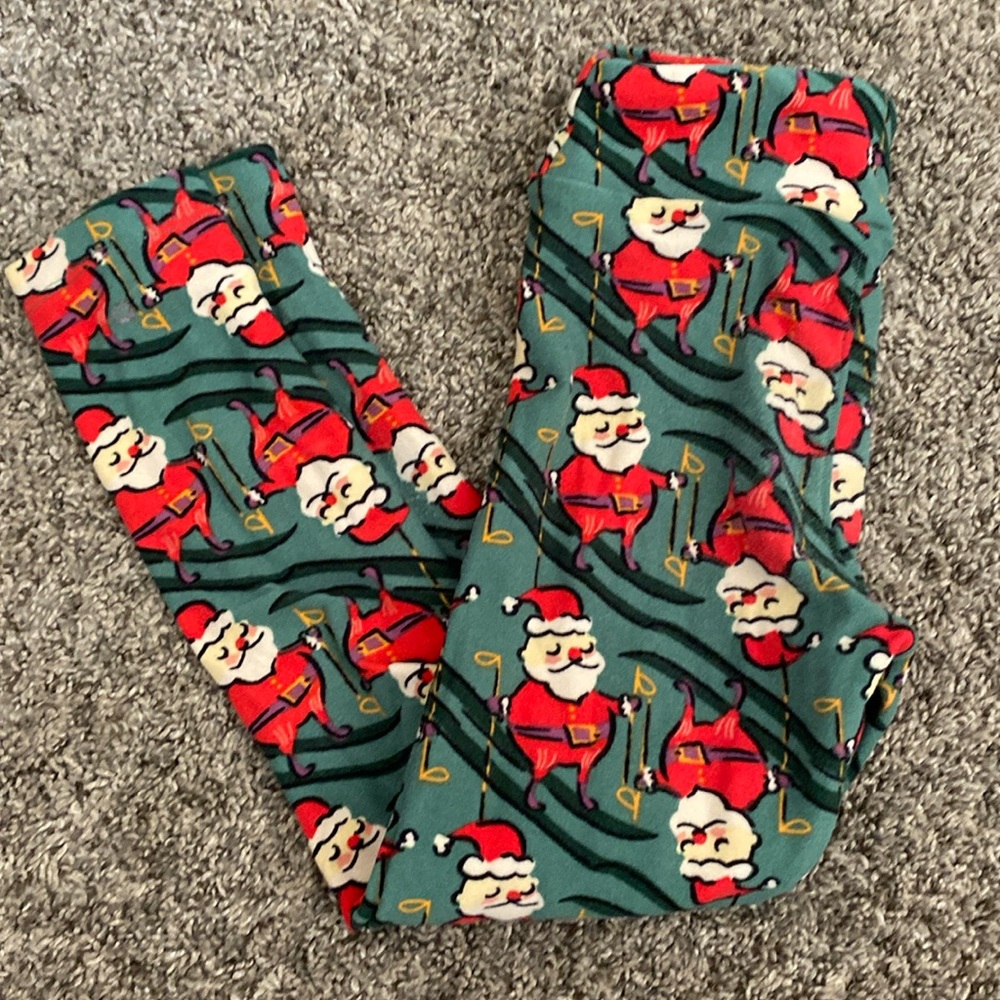 Kids S/M LulaRoe Christmas leggings